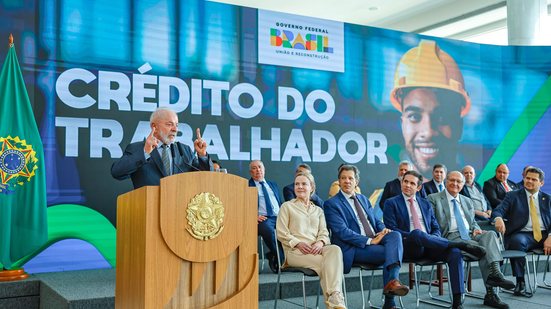 Brasília, 12/03/2025 - Lula discursa no lançamento do programa federal Crédito do Trabalhador - Ricardo Stuckert/PR