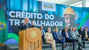 Brasília, 12/03/2025 - Lula discursa no lançamento do programa federal Crédito do Trabalhador - Ricardo Stuckert/PR