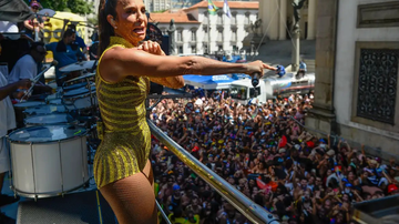 Ivete Sangalo abriu a temporada de bloquinhos no Rio de Janeiro pela primeira vez - Alex Ferro / Riotur
