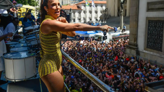 Ivete Sangalo abriu a temporada de bloquinhos no Rio de Janeiro pela primeira vez - Alex Ferro / Riotur