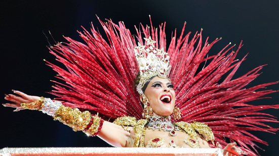 Juliana Paes voltou ao posto de rainha da bateria da Unidos do Viradouro após 17 - João Salles/Enquadrar/Estadão Conteúdo