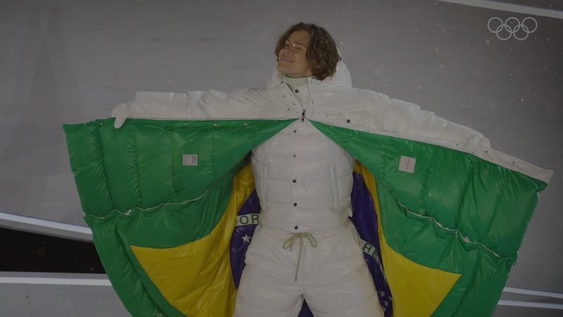 Pela primeira vez desde que passou a disputar os Jogos de Inverno, a delegação verde-amarela conquistou uma medalha - Reprodução/Olympics