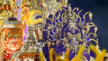 Mocidade Alegre na apresentação de 2025. Este ano é a terceira a desfilar - Paulo Pinto / Agência Brasil