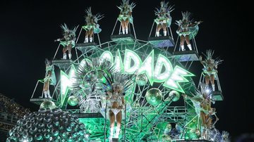 Mocidade Independente de Padre Miguel na apresentação de 2025. Este ano é a primeira a desfilar - Tomaz Silva / Agência Brasil