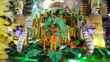 Paraíso do Tuiuti na apresentação de 2025. Este ano é a primeira a desfilar - Tomaz Silva / Agência Brasil