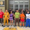 Policiais com fantasias do desenho Scooby-Doo prenderam três criminosos no sábado, 14 - DHPP/Divulgação