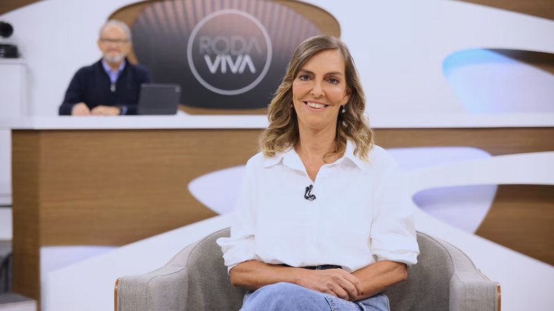 A pesquisadora da UFRJ Tatiana Sampaio, durante sua participação no Roda Viva - Nadja Kouchi/TV Cultura
