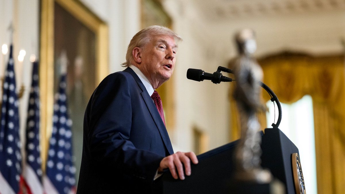 Conselho vai manter a segurança e a paz na região, diz Trump - Molly Riley/Casa Branca