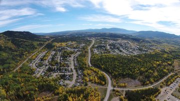 Crimes do tipo são raros no Canadá, que mantém um rígido controle sobre a circulação de armas - Prefeitura de Tumbler Ridge/Divulgação