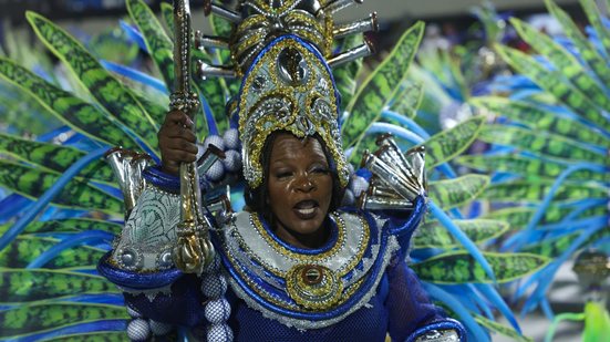 Unidos da Tijuca na apresentação de 2025. Este ano é a quarta a desfilar - Tomaz Silva / Agência Brasil