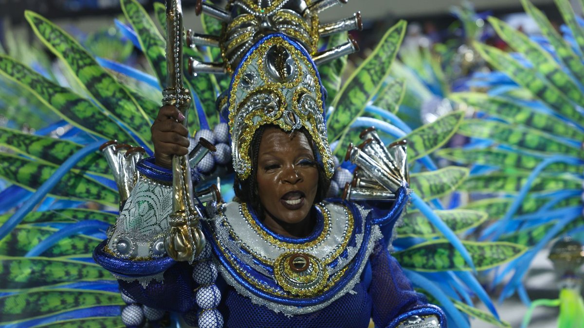 Unidos da Tijuca na apresentação de 2025. Este ano é a quarta a desfilar - Tomaz Silva / Agência Brasil