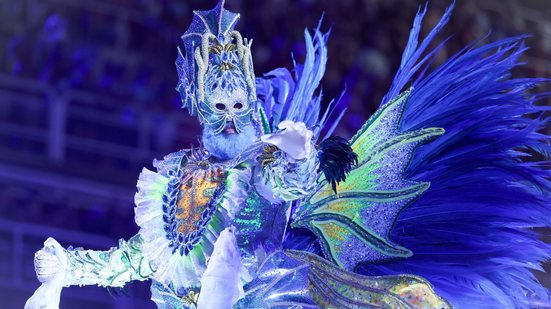 Vila Isabel na apresentação de 2025. Este ano é a segunda a desfilar - Tomaz Silva / Agência Brasil