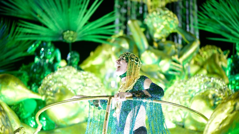 Imperatriz Leopoldinense, com o enredo "Camaleônico" em homenagem ao cantor Ney Matogrosso - Ide Gomes/Zimel Press/Estadão Conteúdo