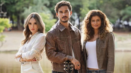 Isabelle Drummond, Filipe Bragança e Isadora Cruz protagonizam a novela Coração Acelerado - Divulgação / Novela Acelerado Coração