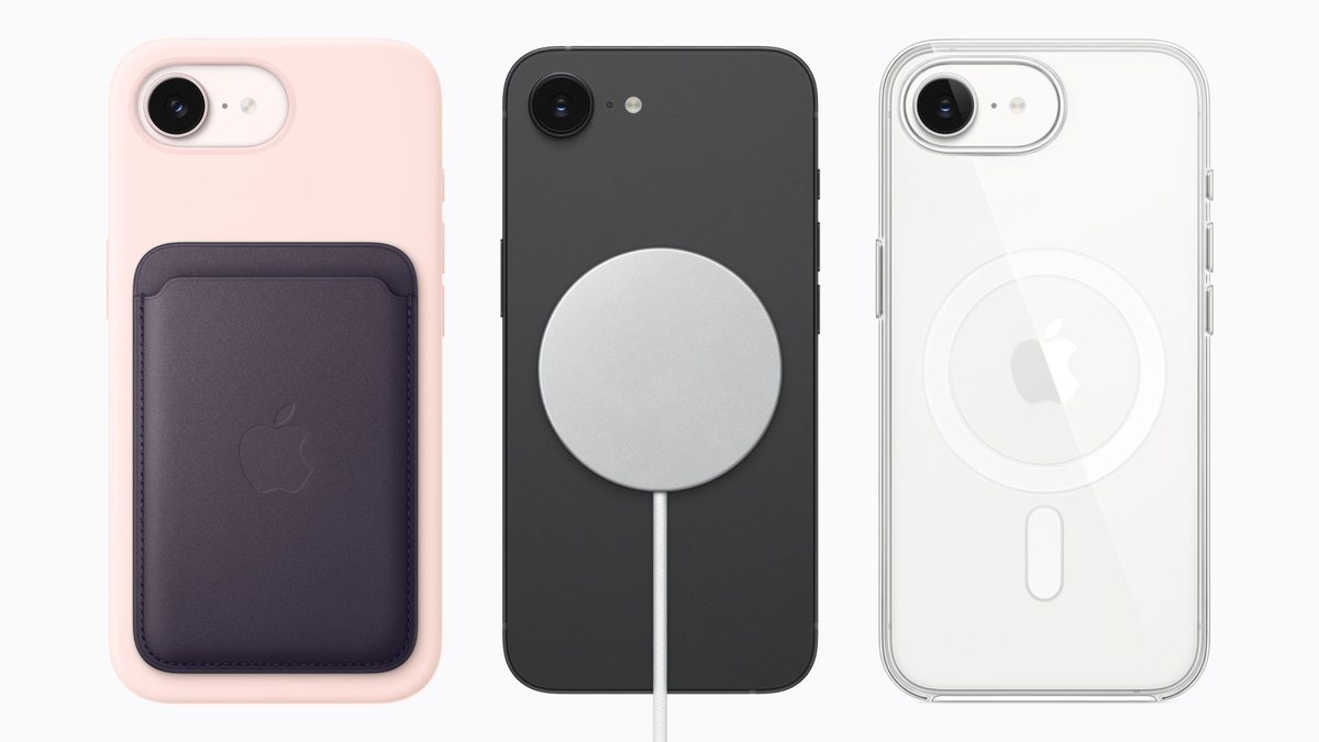 O iPhone 17e é equipado com o mais recente processador A19 da Apple, um sistema de câmera 2 em 1 de 48 MP, armazenamento a partir de 256 GB e carregamento MagSafe - Apple/Divulgação