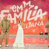Pedro Bial, durante participação no programa "Em Família", com Eliana e Belo - Bob Paulino/Globo