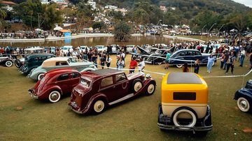 O tradicional  encontro brasileiro de autos antigos de Águas de Lindóia homenageia os 50 anos do automóvel Concorde - Divulgação/EBAA