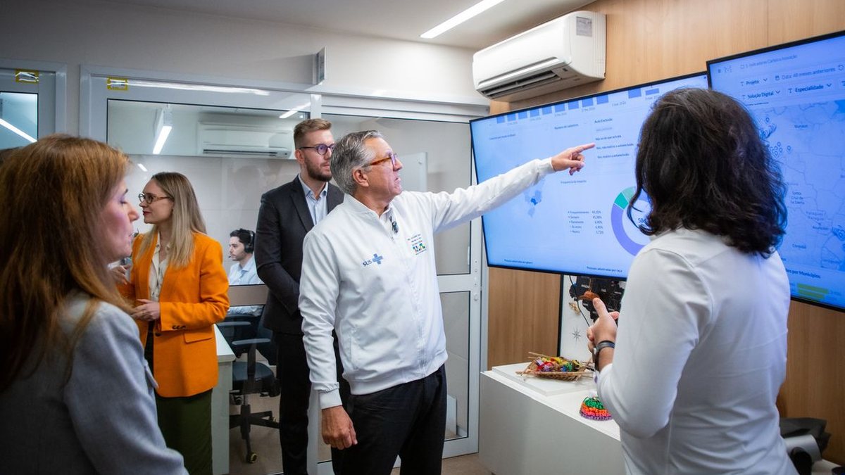 Apresentação do programa de teleatendimento - Rafael Nascimento/ Agência Brasil