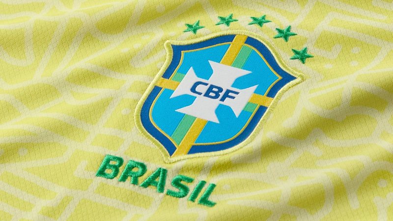 O novo uniforme conta com a nova tecnologia "Aerofit", que permitiu incorporar um design dentro da malha do material - Divulgação - NIke