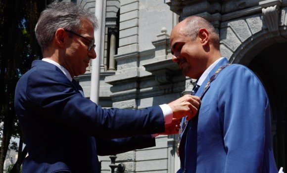 Governo de Minas realiza cerimônia de transmissão do cargo de governador de Romeu Zema para Mateus Simões - Reprodução/Agência Minas