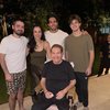 Faustão com os filhos e o genro na comemoração do aniversário de Lara, a sua primogênita - Reprodução / Instagram / @joaosilva