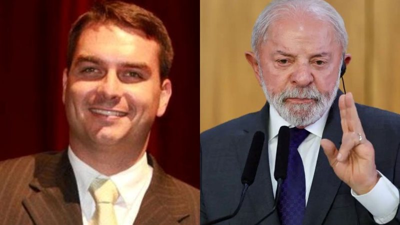 Na pesquisa espontânea, Lula tem 30,2% dos votos, enquanto Flávio tem 23,3% - Flickr/Fabio Rodrigues-Pozzebom/Agência Brasil