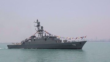 Fragata iraniana Dena, afundada por um submarino dos EUA - Irna News Agency