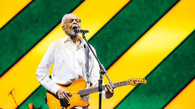 Gilberto Gil no último show da turnê em SP - Divulgação