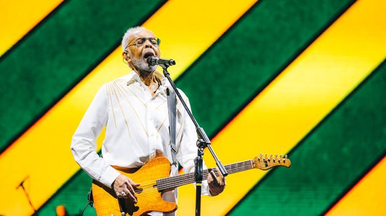 Gilberto Gil no último show da turnê em SP - Divulgação