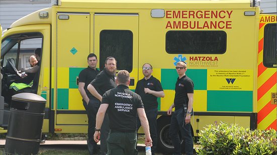 Ambulância da organização voluntária judaica Hatzola Northwest - Hatzola Northwest/Divulgação