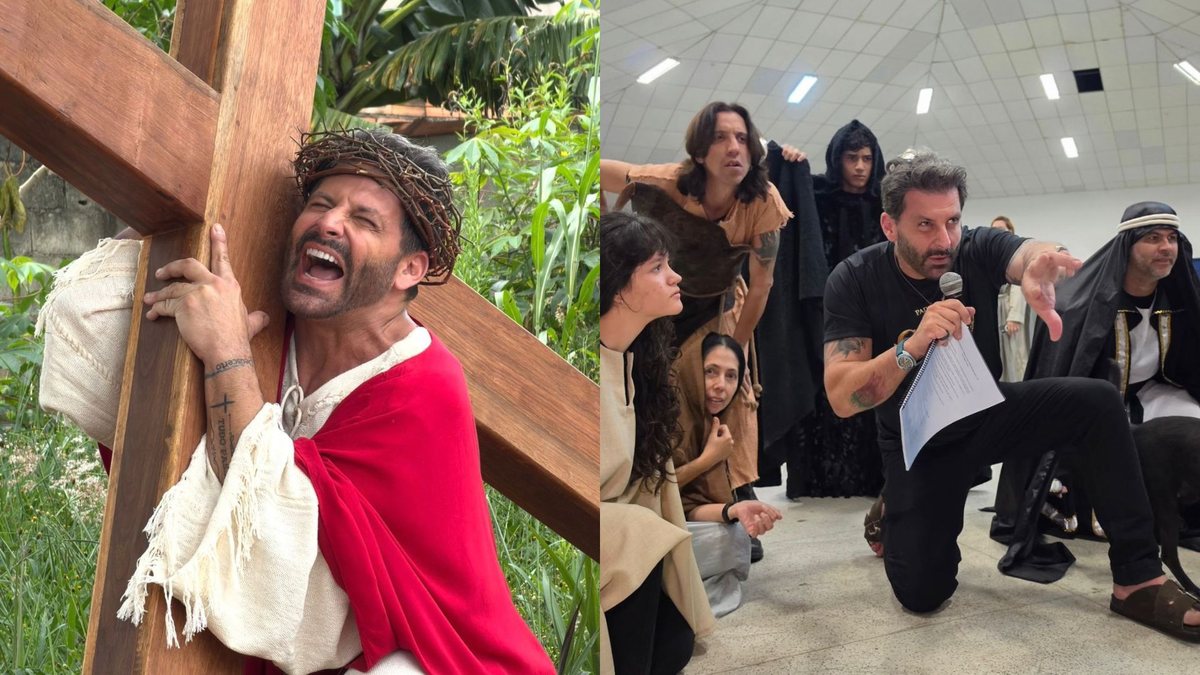 Henri Castelli dirige "A Paixão de Cristo" e volta a interpretar Jesus - Divulgação Henri Castelli