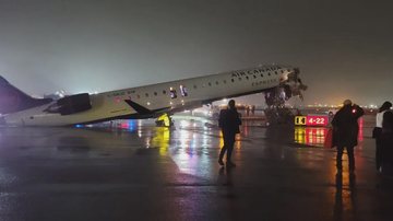 Administração do LaGuardia cancelou mais de 500 voos - Reprodução/X.com via @aviationbrk