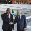 Ao lado do presidente da África do Sul, Cyril Ramaphosa, Lula comentou sobre questões de geopolítica - Ricardo Stuckert/PR