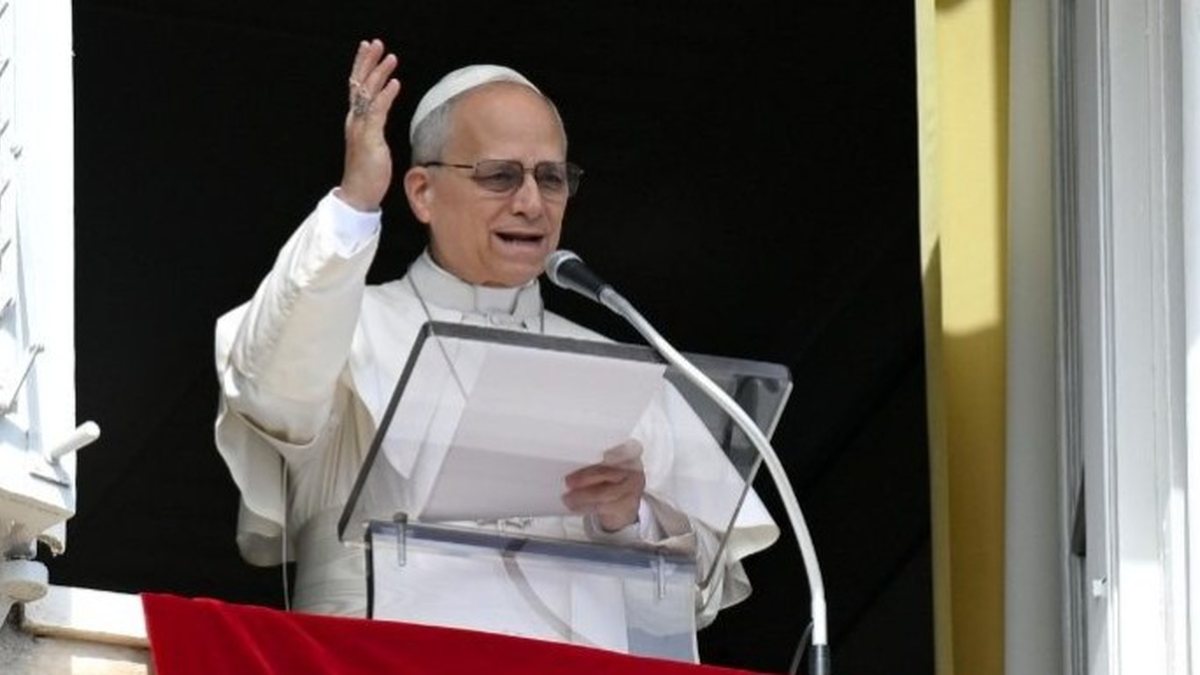 Leão XIV criticou a 'cultura de poder' que impulsiona a corrida tecnológica - Reprodução/Vatican News