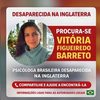 Vitória estava em Londres porque queria tentar um doutorado em uma universidade do país - Reprodução/Instagram @ondestavitoria