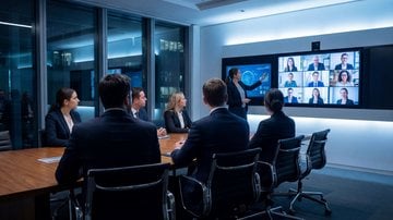 Segundo o estudo, participantes presenciais falam até 5 vezes mais do que os remotos e fazem quase o dobro de perguntas - Adobe Stock