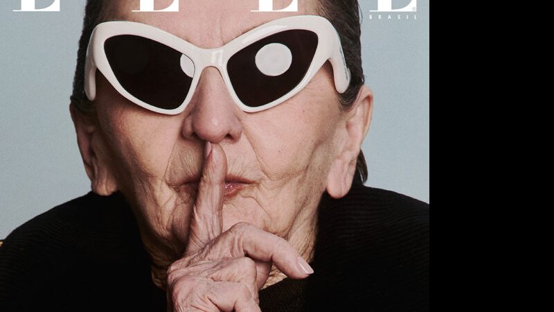 Tânia Maria na capa da Revista Elle - Reprodução / Elle