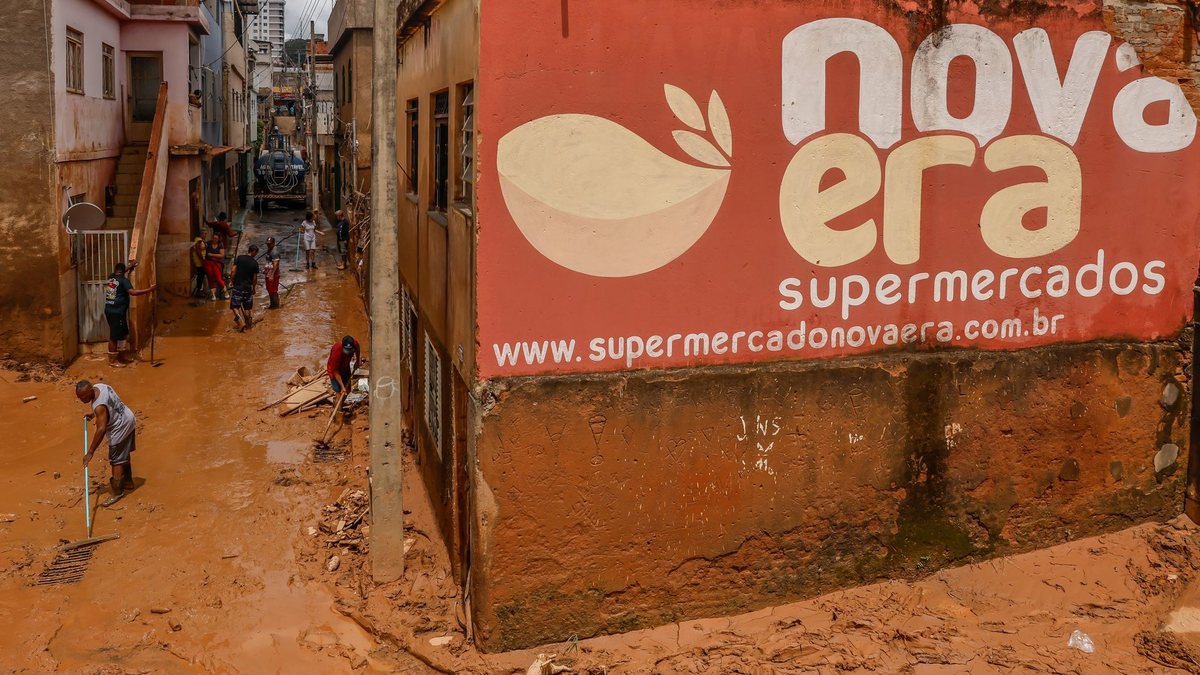 Temporais provocaram deslizamentos de terra em Juiz de Fora e Ubá - Tânia Rego/Agência Brasil
