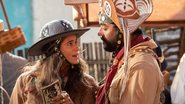 Isadora Cruz e Thomás Aquino em 'Guerreiros do Sol' - Divulgação/Globo