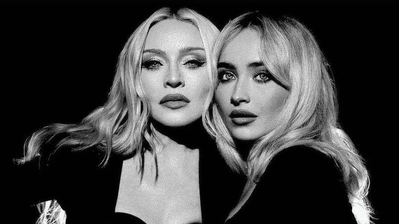 Madonna e Sabrina Carpenter anunciam o single 'Bring Your Love' - Divulgação/Instagram @madonna