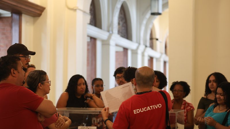 Os ingressos são gratuitos aos domingos e às terças-feiras, mas também serão livres nesta sexta-feira - Divulgação/Museu da Língua Portuguesa