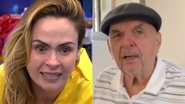 Ana Paula Renault e o pai Gerardo Henrique Machado Renault, de 96 anos - Reprodução/Redes Sociais