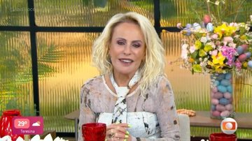 Apresentadora disse que cantor costuma parabenizá-la todos os anos - Reprodução/Site: gshow.globo.com/