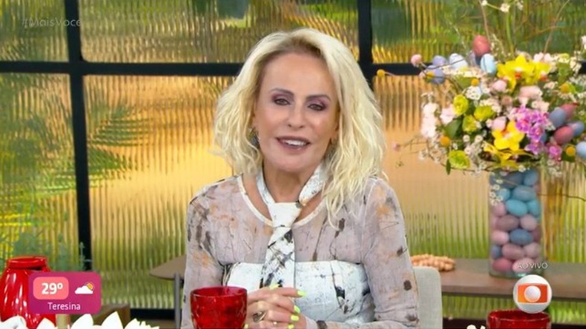 Apresentadora disse que cantor costuma parabenizá-la todos os anos - Reprodução/Site: gshow.globo.com/