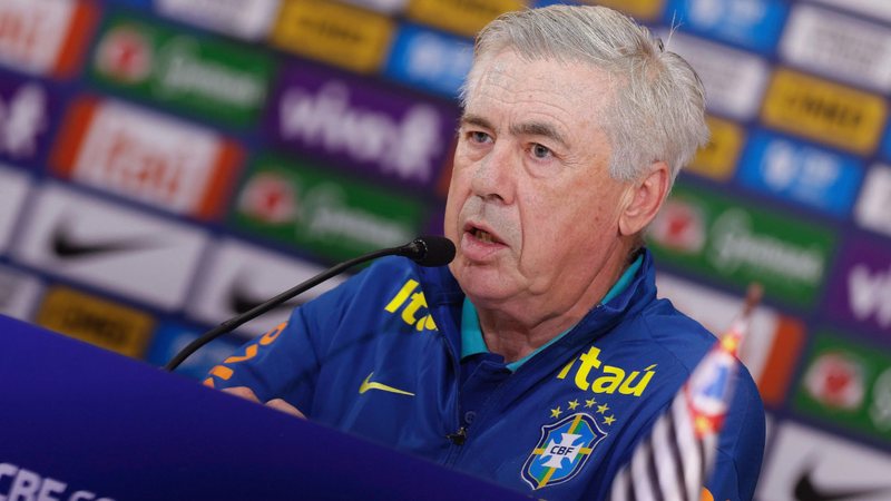 41% aprovam resultados de Carlo Ancelotti à frente da seleção brasileira - Rafael Ribeiro/CBF