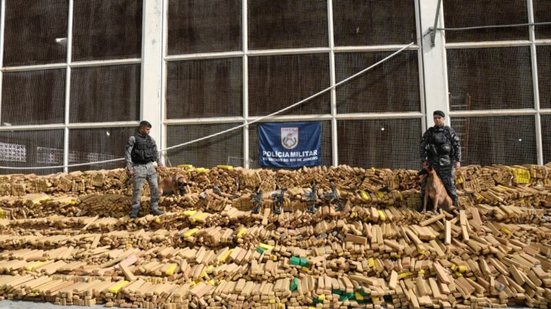 Drogas foram avaliadas em torno de R$ 50 milhões - PMERJ/Divulgação