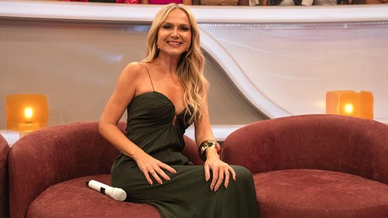 A apresentadora Eliana durante gravações do programa ‘Em Família com Eliana’ deste domingo - Alysson Freitas/Globo
