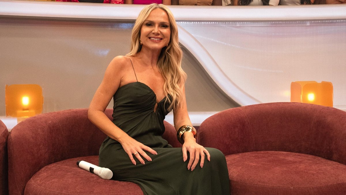 A apresentadora Eliana durante gravações do programa ‘Em Família com Eliana’ deste domingo - Alysson Freitas/Globo
