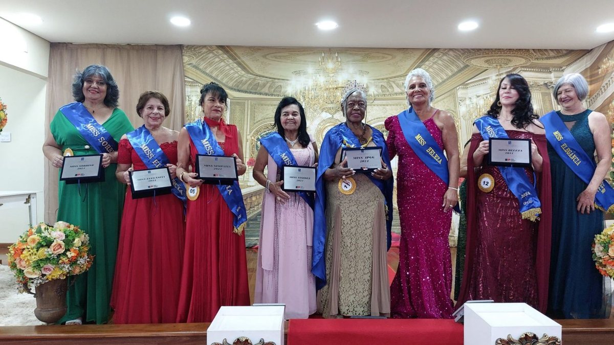 Concurso de beleza 60+ Miss IPGG está na sua 19ª edição - Divulgação / Governo de São Paulo