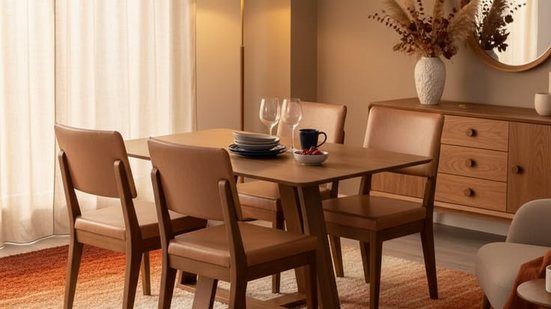 As cores canela e os tons terrosos reforçam a busca por conforto e aconchego - Homedock